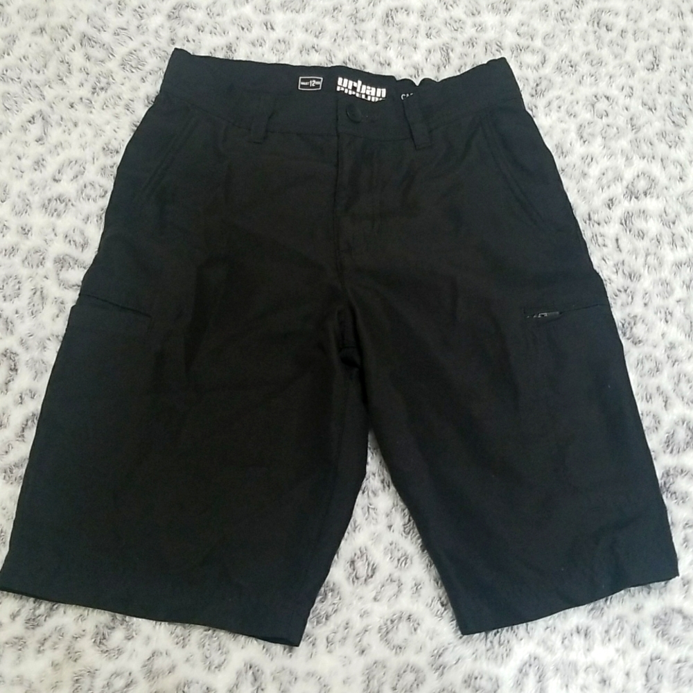 Boys Urban Pipeline Cargo Shorts Black